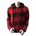 thumbnail image 6 of Men's Buffalo Checkered Sherpa Lined Hooded Jacket, 6 of 6
