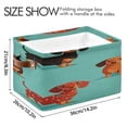 thumbnail image 4 of Cartoon Dachshund Dogs Square Storage Bins with Handles Collapsible Containing Box 1 Pack, 4 of 9