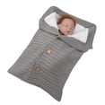 thumbnail image 1 of Mantas unisex para bebés, suaves y gruesas, de punto polar, para cochecito de bebé, accesorio para recién nacidos, 1 of 8