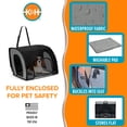 thumbnail image 4 of K&H Pet Products Travel Safety Carrier for Pets Gray/Black Medium 24 X 19 X 17 Inches, 4 of 10