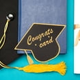 thumbnail image 3 of OULII 30Pcs Handwriting Friendly Black Graduation Cap Greeting Cards for Party Invitations, 3 of 8