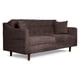 thumbnail image 3 of Sofá Cama de Velvet Chocolate Beehive Memory Foam Modelo Jagger Makora, 3 of 8