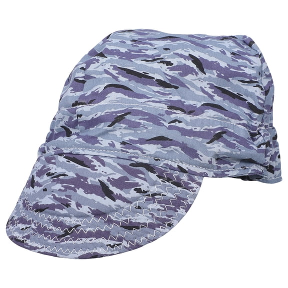 Luxshiny Protective Cotton Welding Hat with Mesh Liner Breathable Welders Cap Adjustable Size for Welding