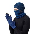 thumbnail image 3 of Gorro, bufanda, máscara y guantes cálidos de 4 piezas para hombres y mujeres (azul) Sincero Electrónica, 3 of 4