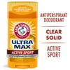 ARM & HAMMER ULTRA MAX Deodorant, Active Sport, Solid Stick, 2.6 oz