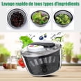thumbnail image 4 of Professional Salad Spinner 5L, Large Capacity Salad Servers, Classic Transparent Salad Spinner, Salad Spinner, 4 of 4
