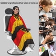 thumbnail image 5 of German Flag Art Barber Salon Hair Cutting Cape with Adjustable Closure Hairdressing Haircut Capes 55x66 In, 5 of 7