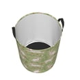 thumbnail image 3 of Goofa Cute Rabbit And Flower Printed Circular Hamper,Laundry Basket with Handles,Storage Baskets Foldable,Large Capacity Laundry Hamper-Small, 3 of 8