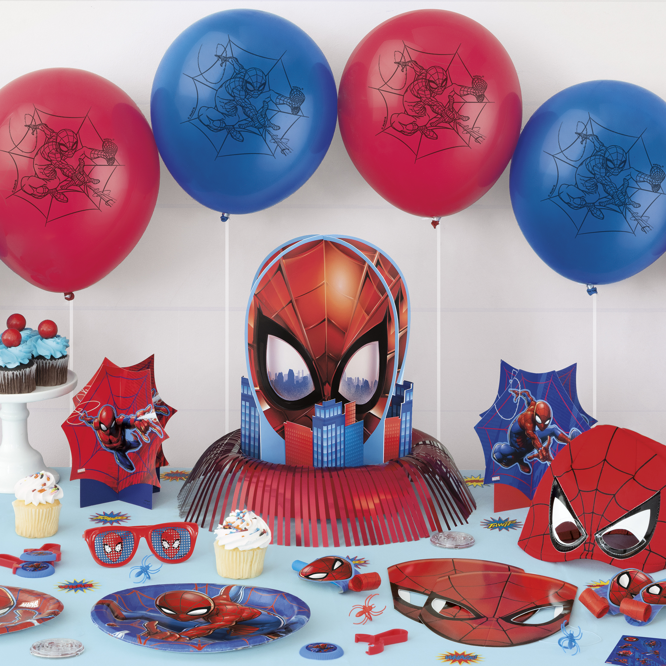 Amscan Spider-Man Latex Balloons, Multicolor, 12 in, 6 Count photo 7
