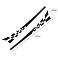 thumbnail image 4 of Pegatinas de coche Yuxing 220x25 cm ambos lados rayas de carrera camuflaje, 4 of 5