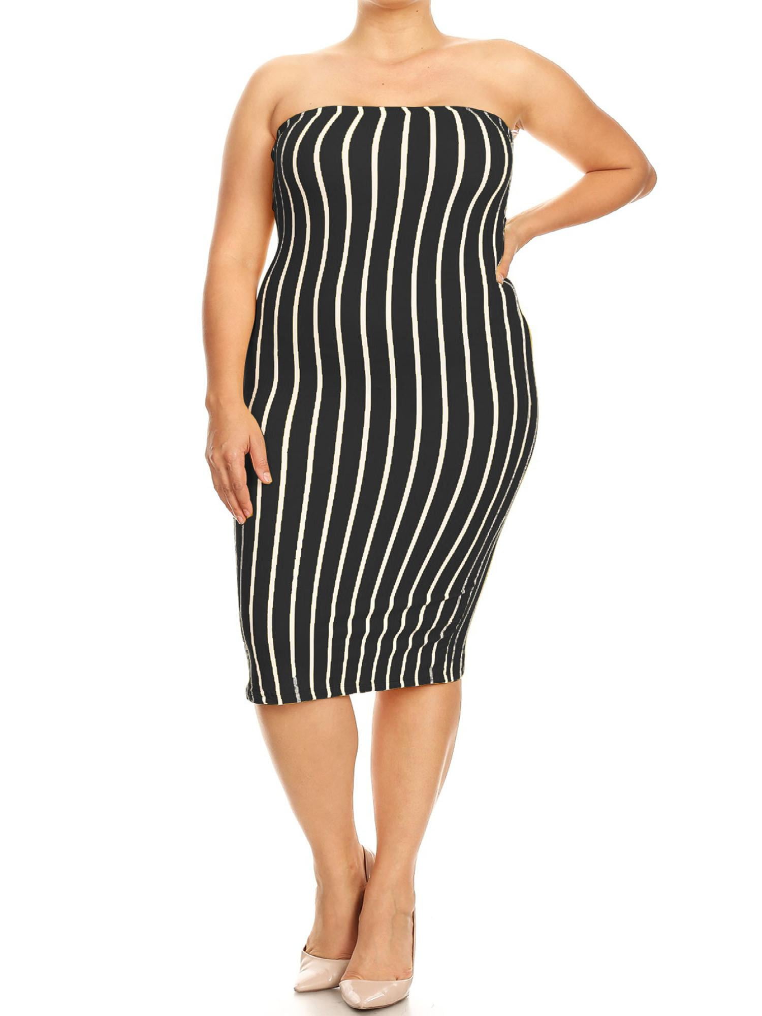 Moa Collection - MOA COLLECTION Women's Casual Striped Pattern Print ...