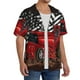 thumbnail image 2 of Fotbe tractor Camisa Estampada de Manga Corta para Hombre, Casual de Verano, Estilo Playero, Sin Arrugas-Medium, 2 of 5