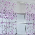 thumbnail image 4 of Floral Sheer Voile Curtain Window Curtain Voile Drapes for Living Room Bedroom Kitchen Home Decor, 4 of 12