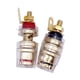 thumbnail image 3 of Bornes de conexión para altavoces, conectores banana de latón de 4 mm, conectores de terminales de alta resistencia, conectores de cobre para amplific, 3 of 9