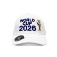thumbnail image 2 of KNITE Gorra Fútbol Inglaterra Blanca Copa 2026 Fan Sport Ajustable Bordada 3D, 2 of 5