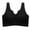 A_ Black, variant on Seamless Front Closure Mastectomy Bra Comfy Bra Pocket Breast Prosthesis Breast Forms Bralette Daily Bra White XL