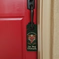 thumbnail image 4 of Krampus Who's Naughty Christmas Holiday Plastic Door Knob Hanger Sign, 4 of 6