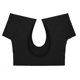 thumbnail image 1 of Chaleco para el sudor, chaleco interior, chaleco reutilizable, axila, almohadillas para el sudor, escudos, chaleco protector para el sudor lavable para mujer, negro, talla M, 1 of 4