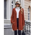 thumbnail image 4 of Zeagoo Women's Zip Up Hoodies Long Fleece Tunic Sweatshirts Casual Oversized Fall Coats Trendy Winter Hoodie, 4 of 6