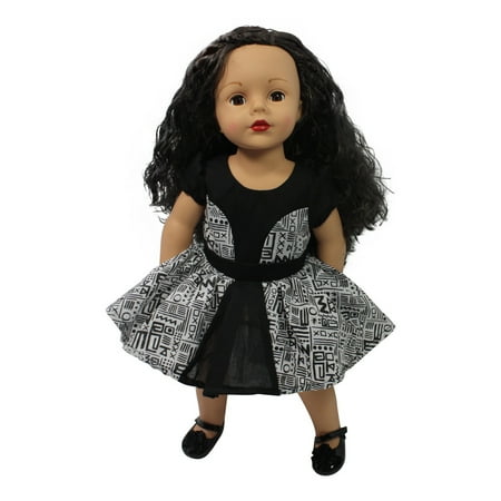 Arianna Tribal Panel Party Dress Fits Most 18 Inch Dolls
