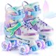 thumbnail image 1 of Patines NEMONE Mermaid 4, tamaño ajustable para niñas, 1 of 7
