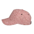 thumbnail image 5 of Naloa Original Classic Low Profile Hat Men Women Baseball Cap Dad Hat Adjustable Unconstructed Rose Gold Pink Glitter Print Cap, 5 of 9