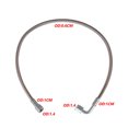 thumbnail image 2 of Turbo Oil Feed Line 48" Steel Braided PTFE Line 4AN 90° Straight Hose End Teflon, 2 of 4