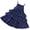 Blue, variant on MXIEZI 3-12 Years Girls Halter Dress Kids Cotton Beach Tutu Sundress Toddle Summer Polka Dot Princess Dresses