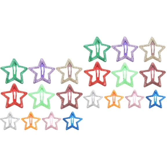 2 Pieces Baby Hair Accessories Barrettes for Toddler Girls Star Clips Child