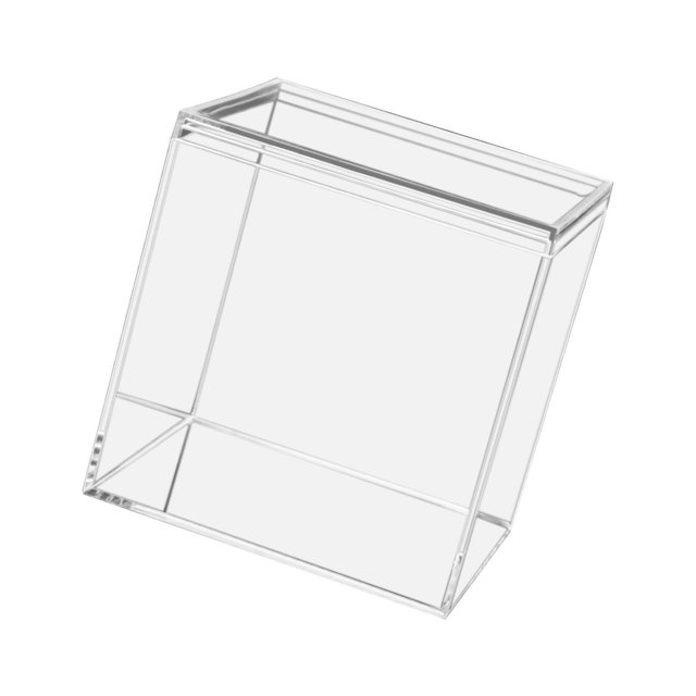 Cajas acrílicas Wosthever para refrigerios almacenamiento 10cmx10cmx10cm