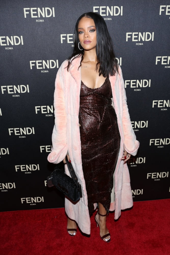 Rihanna At Arrivals Fendi Flagship Boutique Opening Cocktail Party, 598 Madison Avenue, New York, Ny February 13, 2015. Photo By - Walmart.com