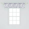 thumbnail image 2 of Ambesonne Animal Window Valance, Sketchy Drawn Arctic Design, 54" X 12", Dark Indigo and White, 2 of 3