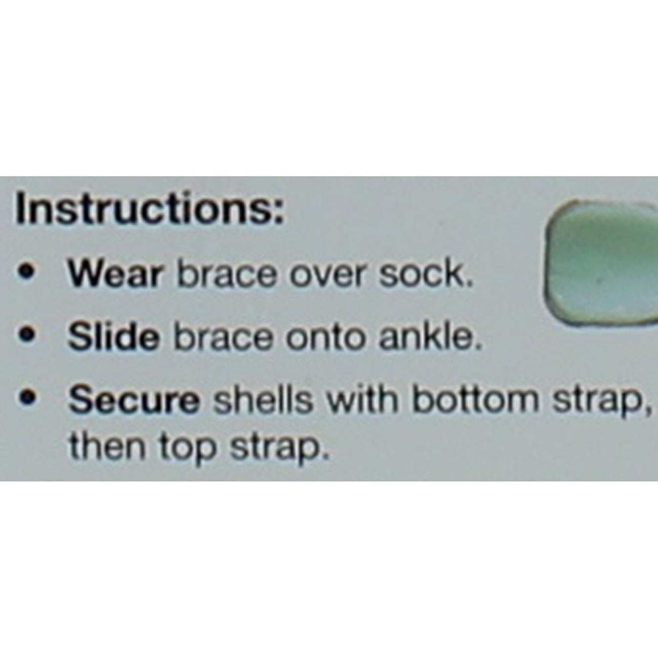 Mueller Aircast Sport Ankle Support Brace - Right Foot - White/Green