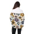 thumbnail image 4 of FORMRS Womens Scarf Winter Soft Long Big Warm Shawls Wrap Tassel Scarves, Colorful Floral, 4 of 9