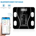 thumbnail image 1 of Báscula de grasa corporal inteligente, digital, pesa 180 kg, Bluetooth 7.9, datos, 1 of 1