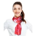 thumbnail image 3 of CBC Crown Falling Hearts Heart Valentines Day Theme 13" x 60" Silk Feeling Scarf, 3 of 4