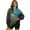 Hummingbird Floral Print, variant on SCRAWLGOD Hummingbird Floral Print Crewneck Fall Sweatshirts for Women Trendy Women's Long Sleeve Pullover Tops with Pockets Stylish for Daily Wear, Spots, Office, S