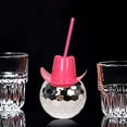 thumbnail image 6 of 600ml Silver Disco Ball Cup with Straws for Parties - Cute Sparkly Glitter Cocktail Disco Ball Drink Tumbler, Party Supplies, 6 of 6