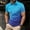 Blue, variant on Awdenio Mens T-shirt Casual Short Sleeve Turn Down Collar Buttons T-Shirt Blouse Tops Regular Fit,Size S-4XL