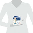 thumbnail image 2 of Truform Microfiber Medical Compression Socks 20-30 mmhg Knee High Closed Toe Beige Medium, 2 of 8
