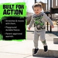 thumbnail image 5 of Monster Jam Toddler Boys' Fleece 2-Piece Hoodie and Pants Set Grey Grave Digger, 5 of 6
