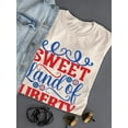 thumbnail image 3 of Sweet Land Of Liberty Banner T-Shirt Women -Image by Shutterstock, Female XX-Large, 3 of 4