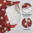 thumbnail image 6 of 4th of July Red Star Pillow Covers 18x18 Set of 2 Patriotic Fourth July Decorative Throw Pillows Outdoor Farmhouse Pillowcases Memorial Day Independence Cushion Case Sofa Couch Bed Decor, 6 of 6