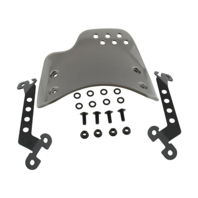 Parabrisas de motocicleta, repuesto de parabrisas, protección de hardware de montaje Gris