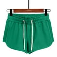 thumbnail image 6 of QUYUON Women Running Shorts Dolphin Shorts for Women Workout Athletic Shorts Sports Yoga Shorts Pants with Drawstring Elastic Waist Shorts Pull On Shorts Style S-26 , Green XXL, 6 of 8