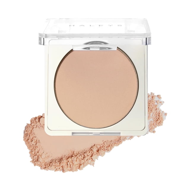 Maquillaje de base en polvo prensado HALEYS Re-cover (3.25) - Control de aceite de media a completa y uso cómodo durante todo el día - Polvo versátil que oculta imperfecciones