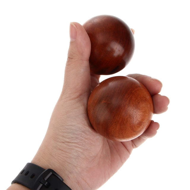 QUMIIRITY 2 Pcs Massagers pour Adultes avec Bois Brun Foncé et Soulagement de la Tension Musculaire