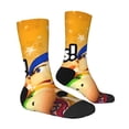 thumbnail image 3 of Lsque Sml Jeffy Printed Men's Crew Socks, Soft Durable Breathable Moisture-Wicking with Odor Control Cotton socks, 3 of 7