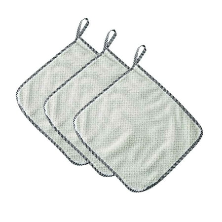 

FNGZ Wipes Clearance Promo 3PCS Kitchen Daily Dish Towel Dish Cloth Kitchen Rag Non-Stick Oil Absorbent Green