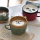 thumbnail image 4 of Japanese Cute Mug Ceramic Shiba Inu Panda Coffee Cup With Lid Home Couple Milk Breakfast Cup Water Cup (green), 4 of 5